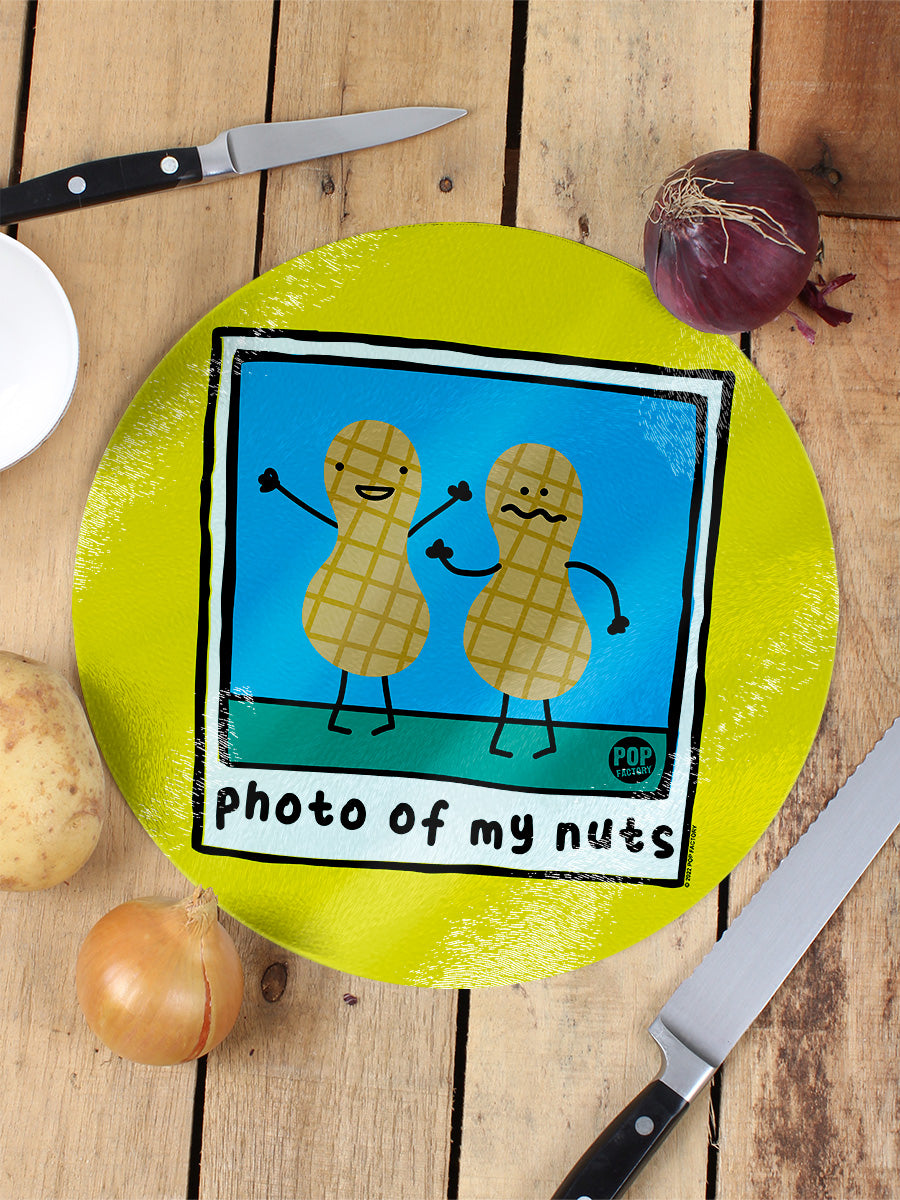 Pop Factory Photo of My Nuts Circular Chopping Board
