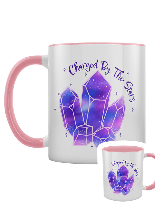 Charged By The Stars Pink Inner 2-Tone Mug