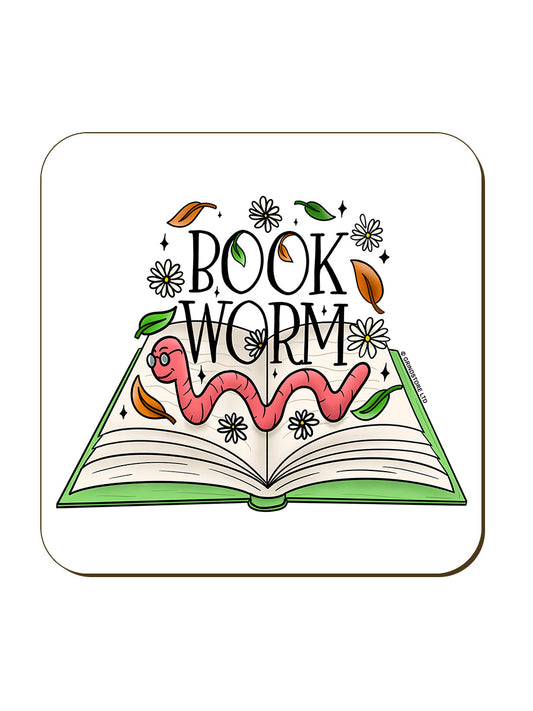 Book Worm Coaster