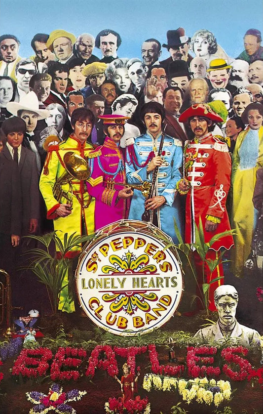 The Beatles Sgt Pepper Textile Flag