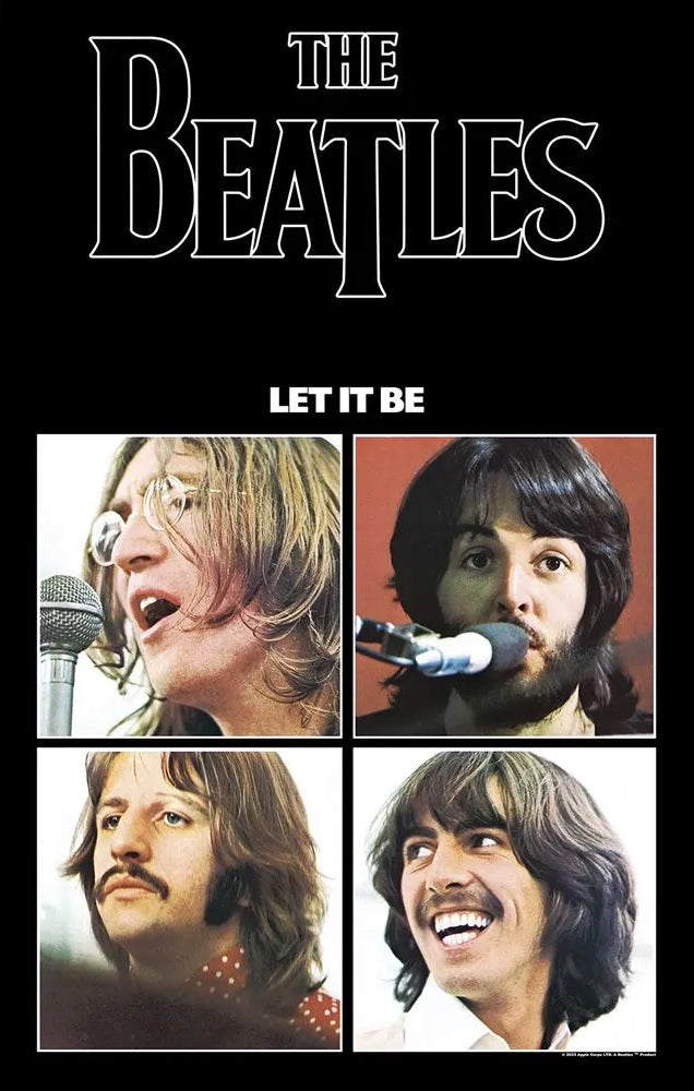 The Beatles Let It Be Textile Flag