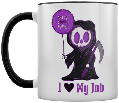 I Love My Job Reaper Black Inner 2-Tone Mug