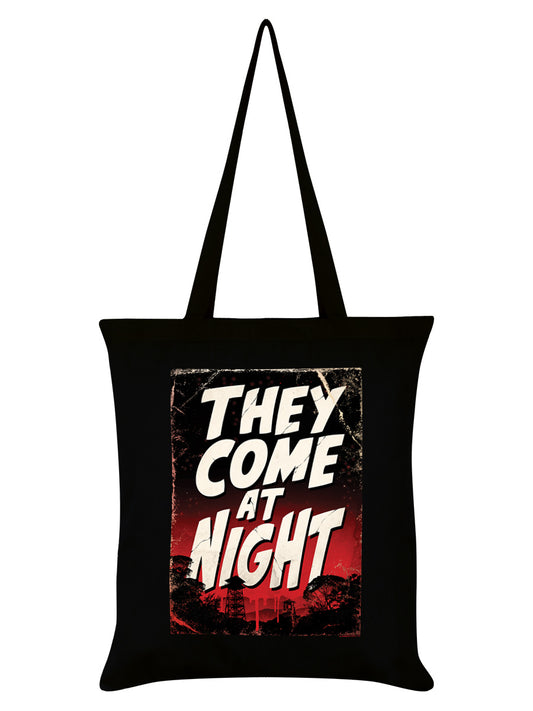 They Come At Night Horror Black Tote Bag