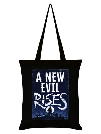A New Evil Rises Horror Black Tote Bag