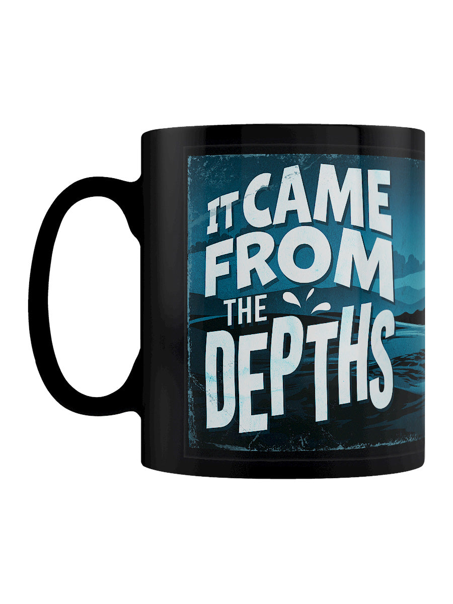 It Came From The Depths Horror Black Mug
