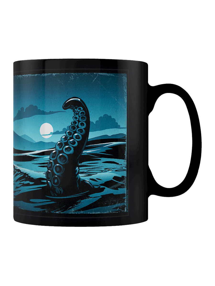 It Came From The Depths Horror Black Mug