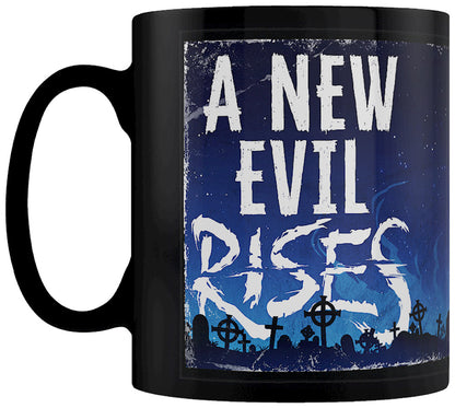 A New Evil Rises Horror Black Mug