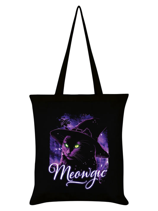 Meowgic Black Tote Bag