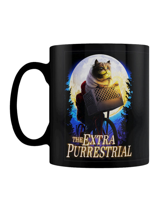 Horror Cats The Extra Purrestrial Black Mug