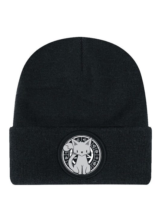 Kitten of the Night Navy Blue Beanie