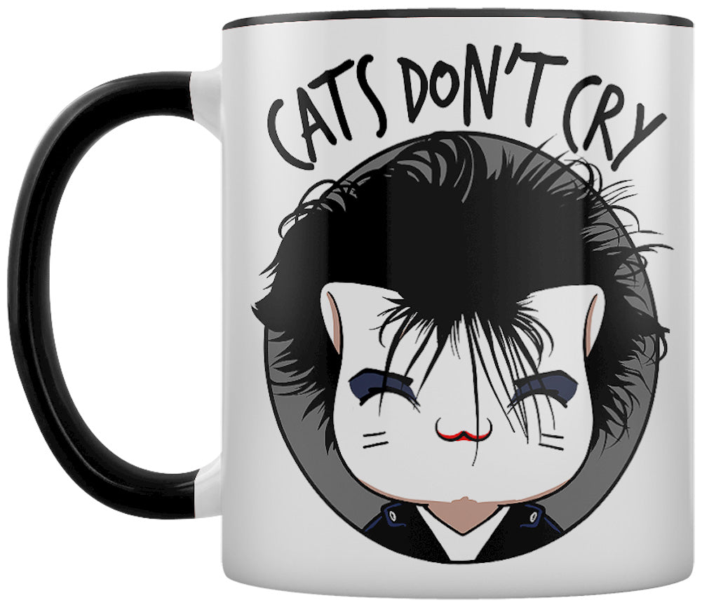 VIPets Cats Don't Cry Black Inner 2-Tone Mug