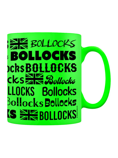 Bollocks! Green Neon Mug