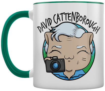 VIPets David Cattenborough Green Inner 2-Tone Mug