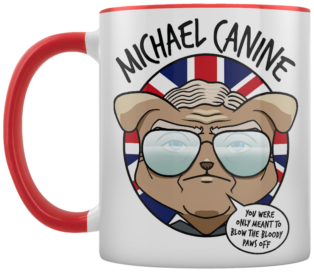 VIPets Michael Canine Red Inner 2-Tone Mug