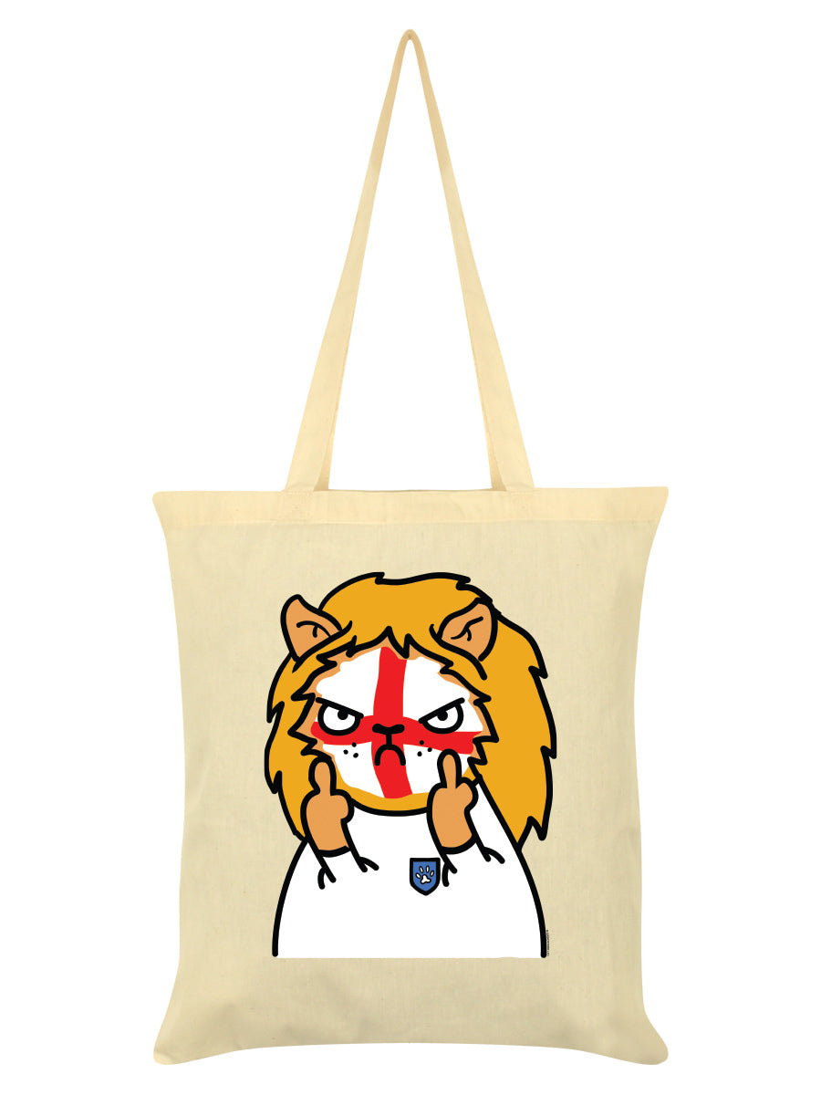 Rawr-some Footy Lion Cream Tote Bag