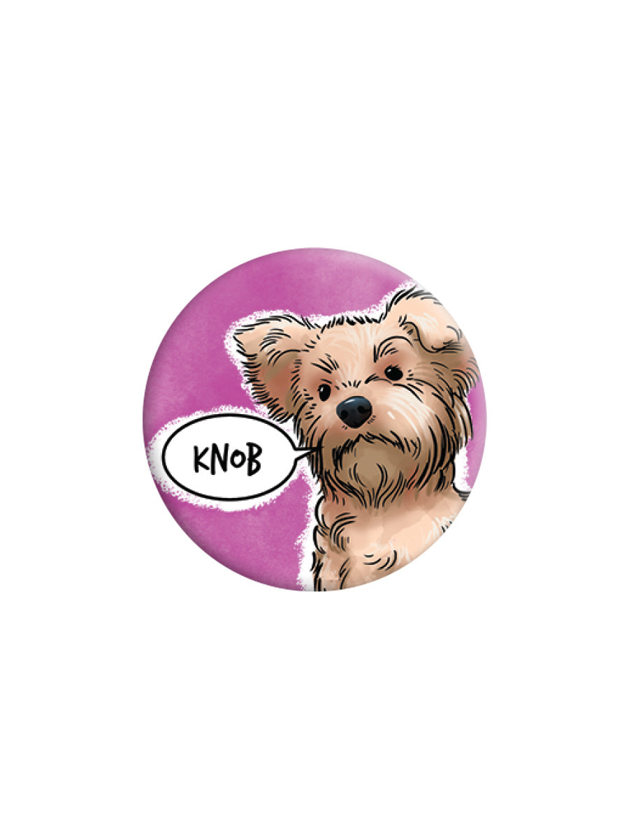 Cute But Abusive - Knob Badge