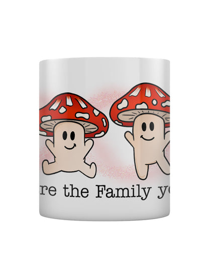 Friends Are The Family You Choose Mushroom Mug