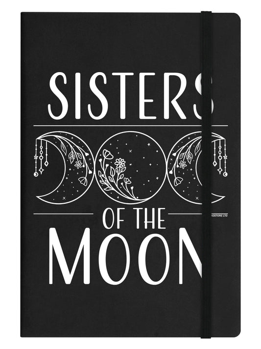 Sisters of The Moon Black A5 Hard Cover Notebook