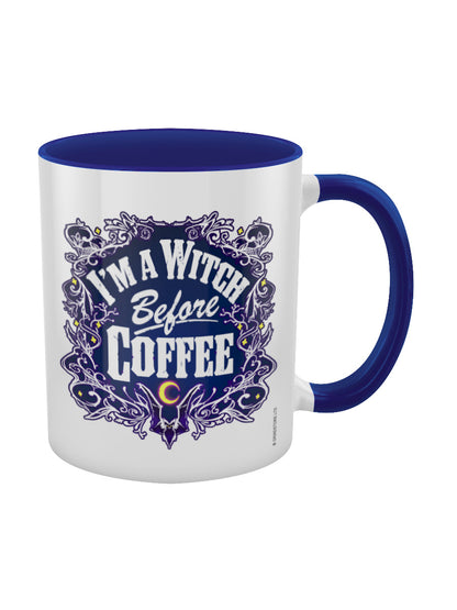 I'm A Witch Before Coffee Blue Inner 2-Tone Mug