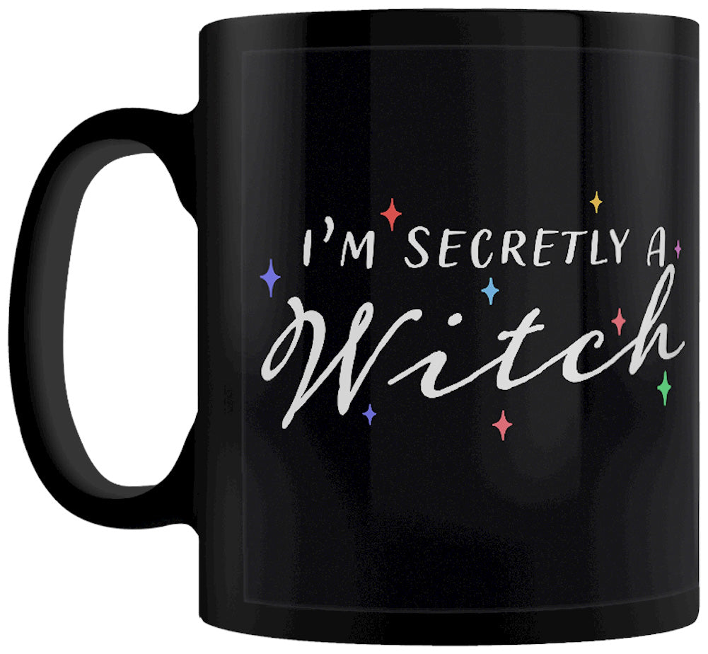 I'm Secretly A Witch Black Mug