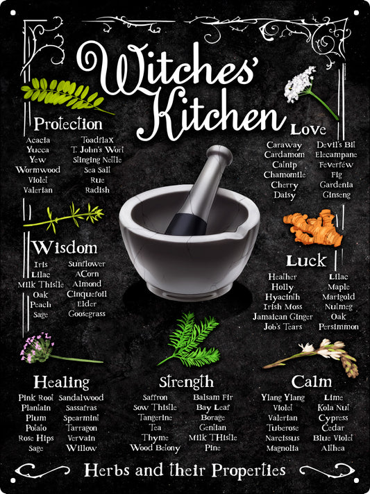 Witches' Kitchen Large Tin Sign