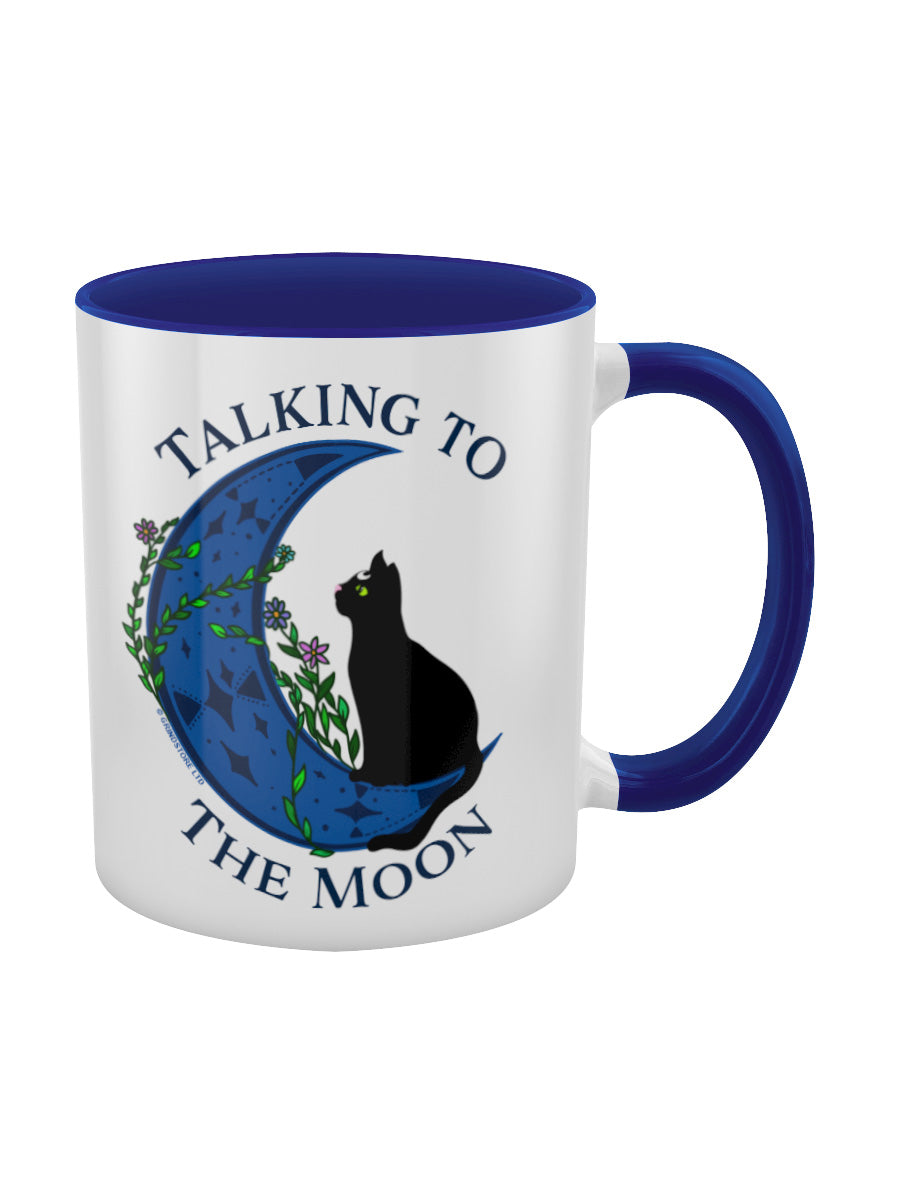 Talking To The Moon Blue Inner 2-Tone Mug
