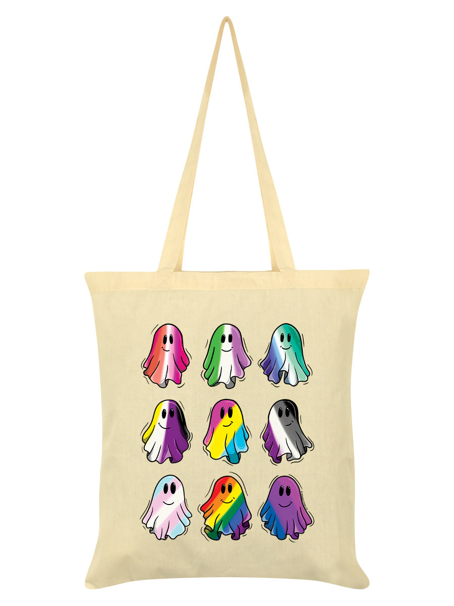 Pride Ghosts Cream Tote Bag