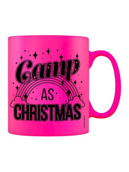 Camp As Christmas Pink Neon Mug