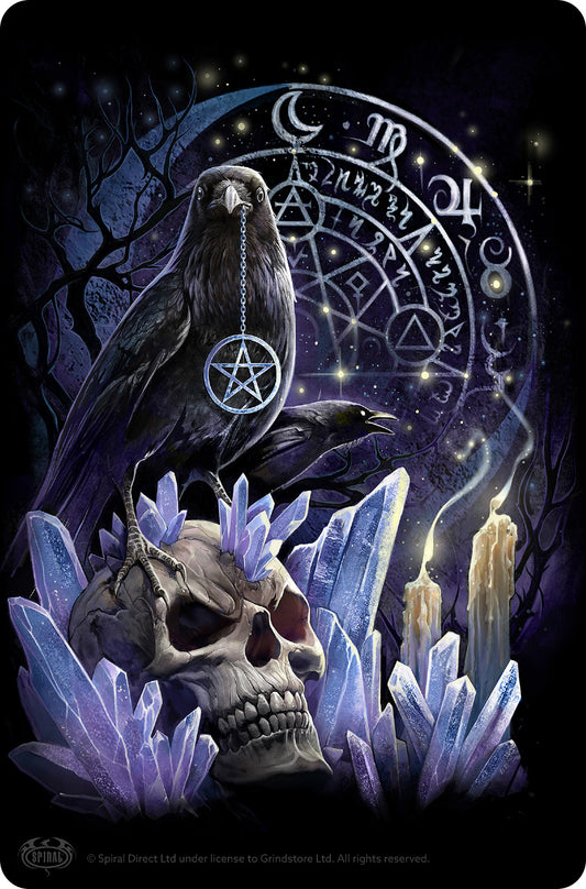 Spiral Witchcraft Greet Tin Card
