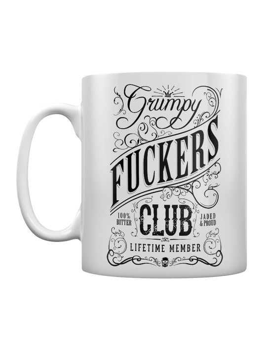 Grumpy Fuckers Club White Mug