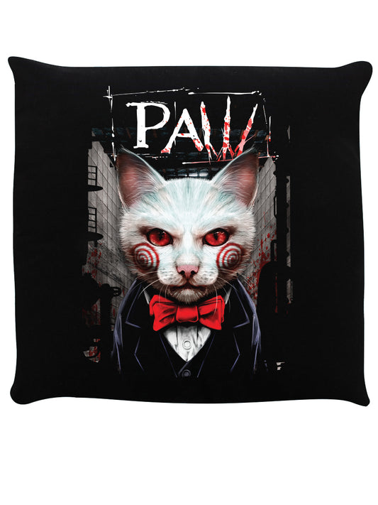 Horror Paw Black Cushion