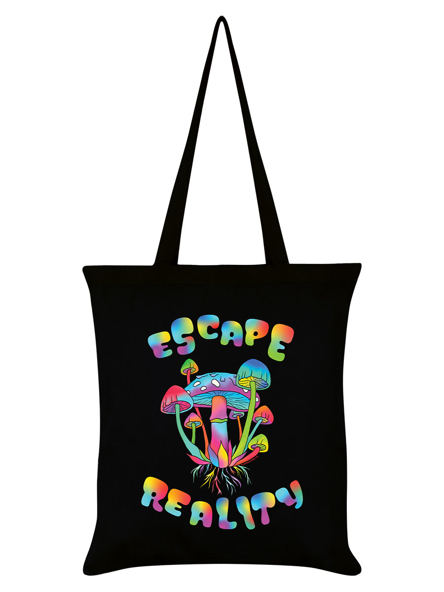 Escape Reality Black Tote Bag