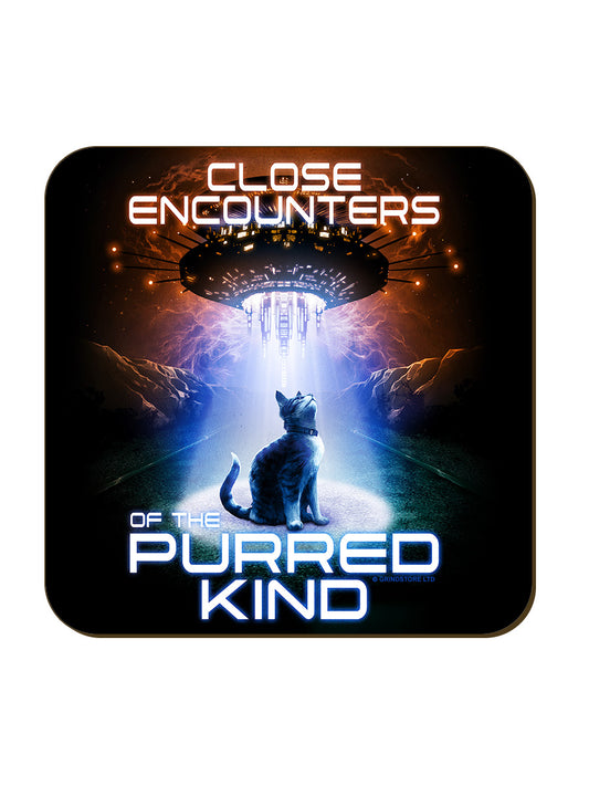 Horror Cats Close Encounters of the Purred Kind Coaster
