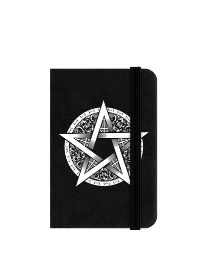 Pentagram Star Mini Black Notebook