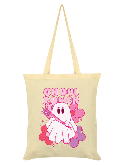Ghoul Power Cream Tote Bag