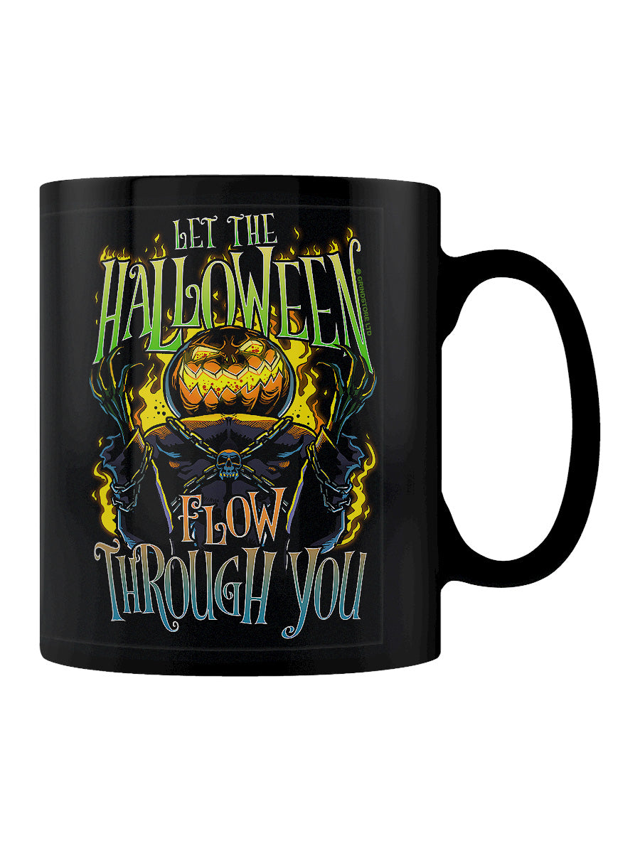 Let The Halloween Flow Through You Black Mug