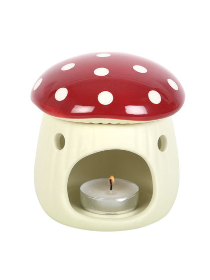 Mushroom Shaped Oil Burner and Wax Warmer