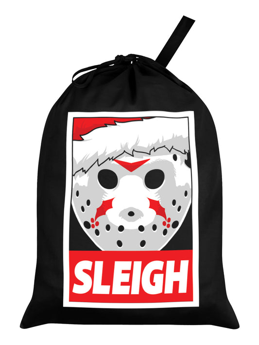 Horror Sleigh Black Santa Sack