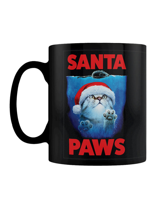 Horror Cats Santa Paws Black Mug