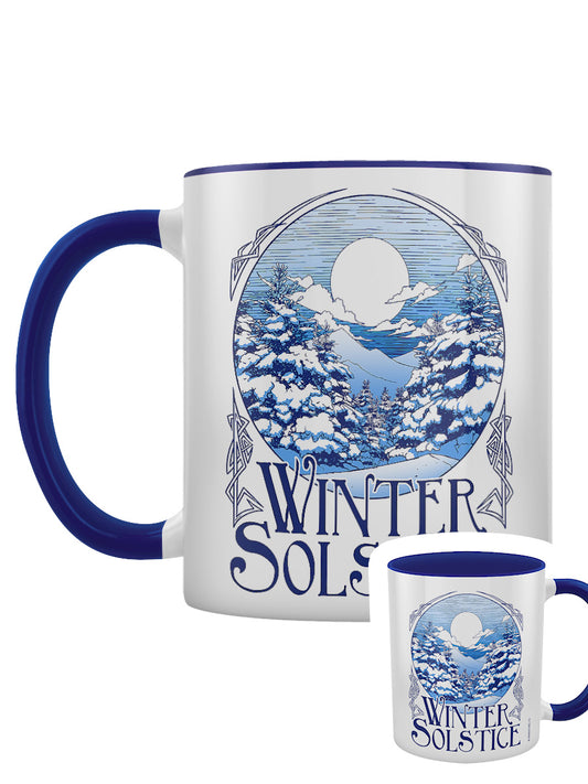 Winter Solstice Blue Inner 2-Tone Mug