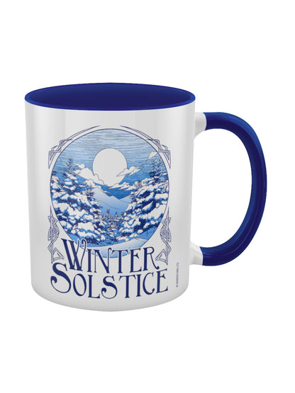 Winter Solstice Blue Inner 2-Tone Mug