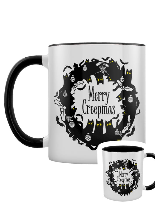 Merry Creepmas Black Inner 2-Tone Mug
