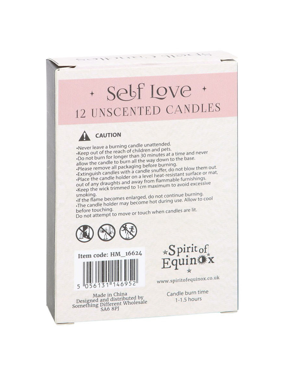 Pack of 12 Self Love Spell Candles