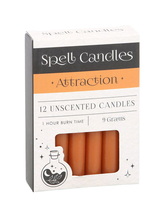 Pack of 12 Attraction Spell Candles