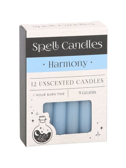 Pack of 12 Harmony Spell Candles