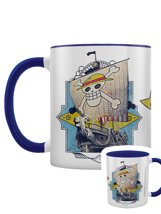 One Piece Live Action (The Going Merry) Blue Coloured Inner Mug