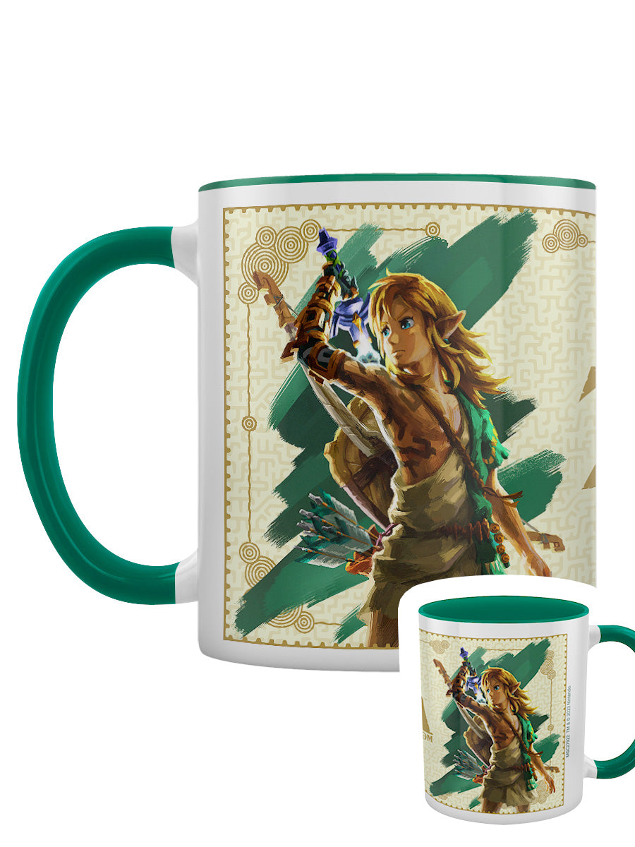 The Legend Of Zelda: Tears Of The Kingdom (Link Unleashed) Green Coloured Inner Pod Mug