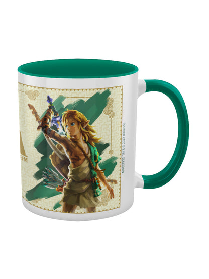 The Legend Of Zelda: Tears Of The Kingdom (Link Unleashed) Green Coloured Inner Pod Mug