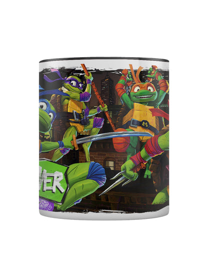 Teenage Mutant Ninja Turtles: Mutant Mayhem (Turtle Power) Black Coloured Inner Mug