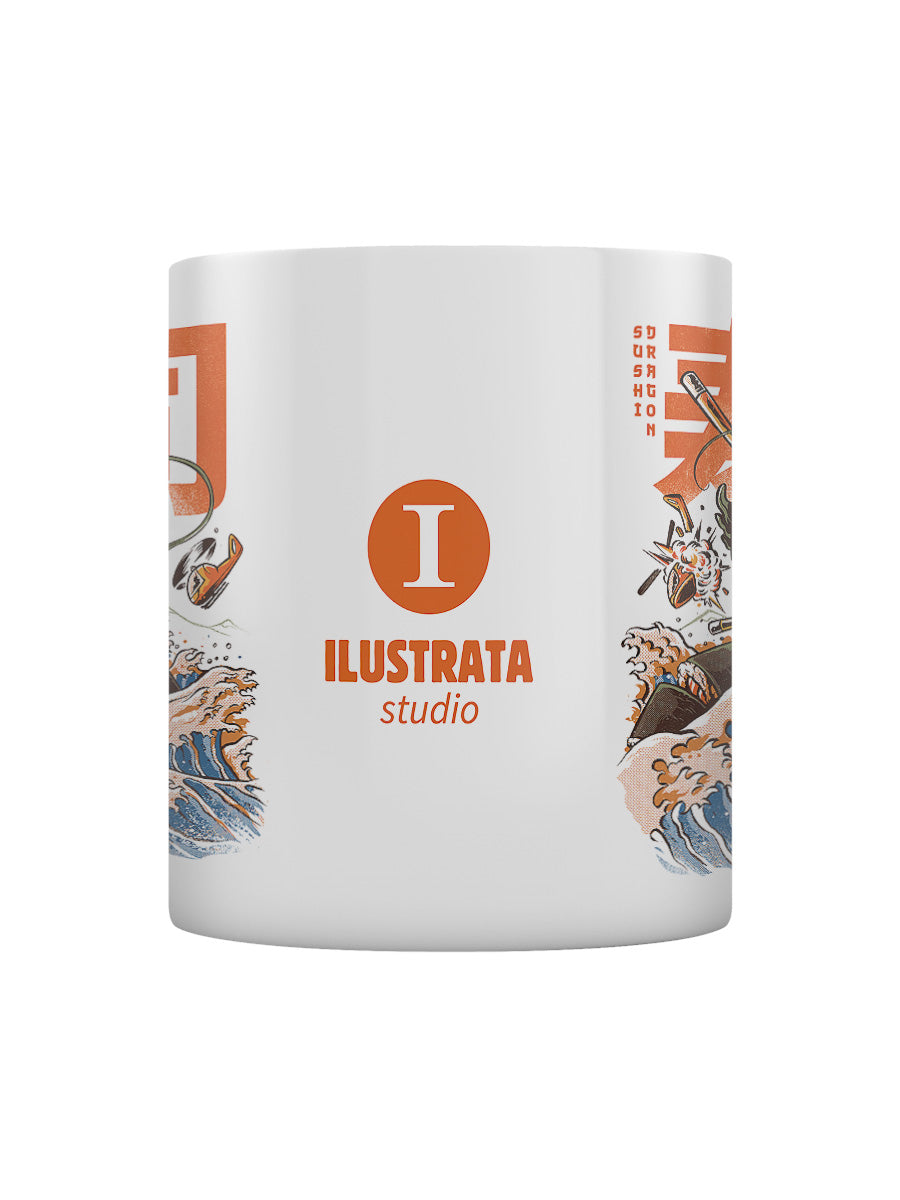 Ilustrata (Sushi Dragon)  White Mug